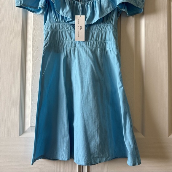 NWT Never a Wallflower Designer Light Blue Air Poplin Chloe Dress Size XS - Picture 5 of 7